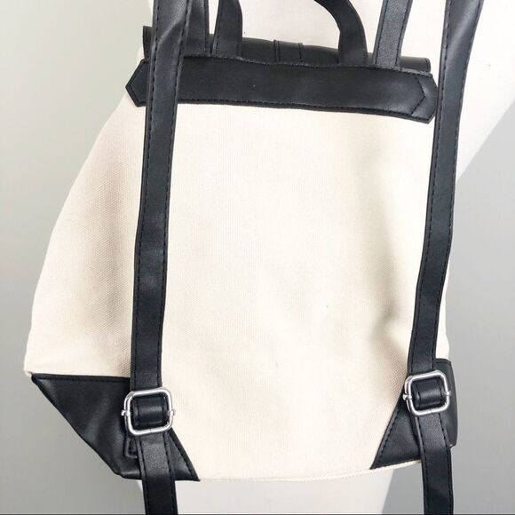 DEUX LUX | Black & Canvas Demi Backpack - Picture 6 of 8